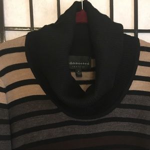 Connected apparel, knit sweater dress